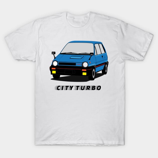 Vintage Car City Turbo T-Shirt by vukojev-alex